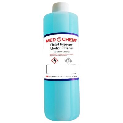 Isopropyl Alcohol 70% Blue Tinted -16oz.