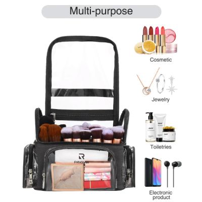 Relavel Makeup Brush Bag XL - PVC - Black