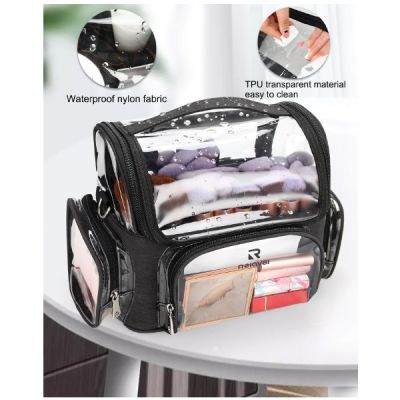 Relavel Makeup Brush Bag XL - PVC - Black