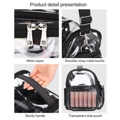 Relavel Makeup Brush Bag XL - PVC - Black
