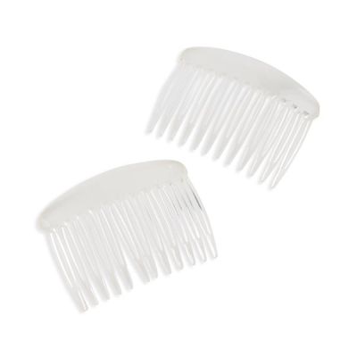 Veil Comb Plastic-Clear 2 ct.